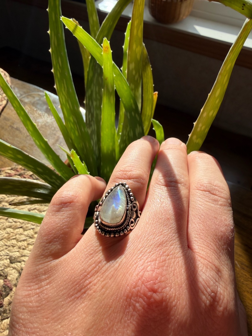 Moonstone Ring